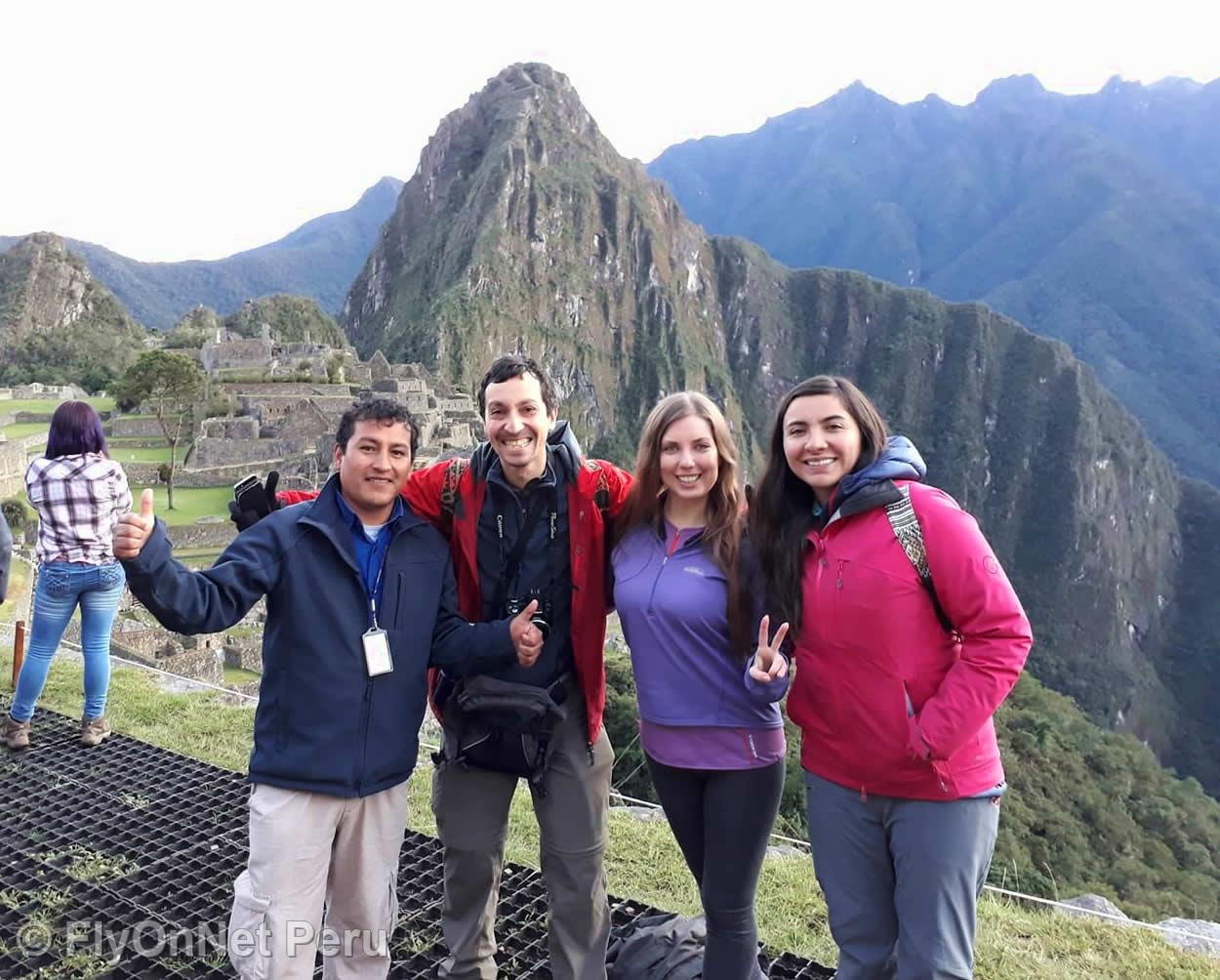 Álbum de fotos: Uma parte do grupo em Machu Picchu